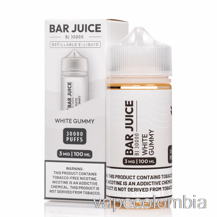 Gomita Vape Desechable Blanca - Barrita De Zumo - 100ml 3mg